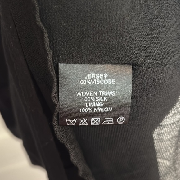 Reiss Black Long Sleeve Midi Dress - Picture 5 of 8